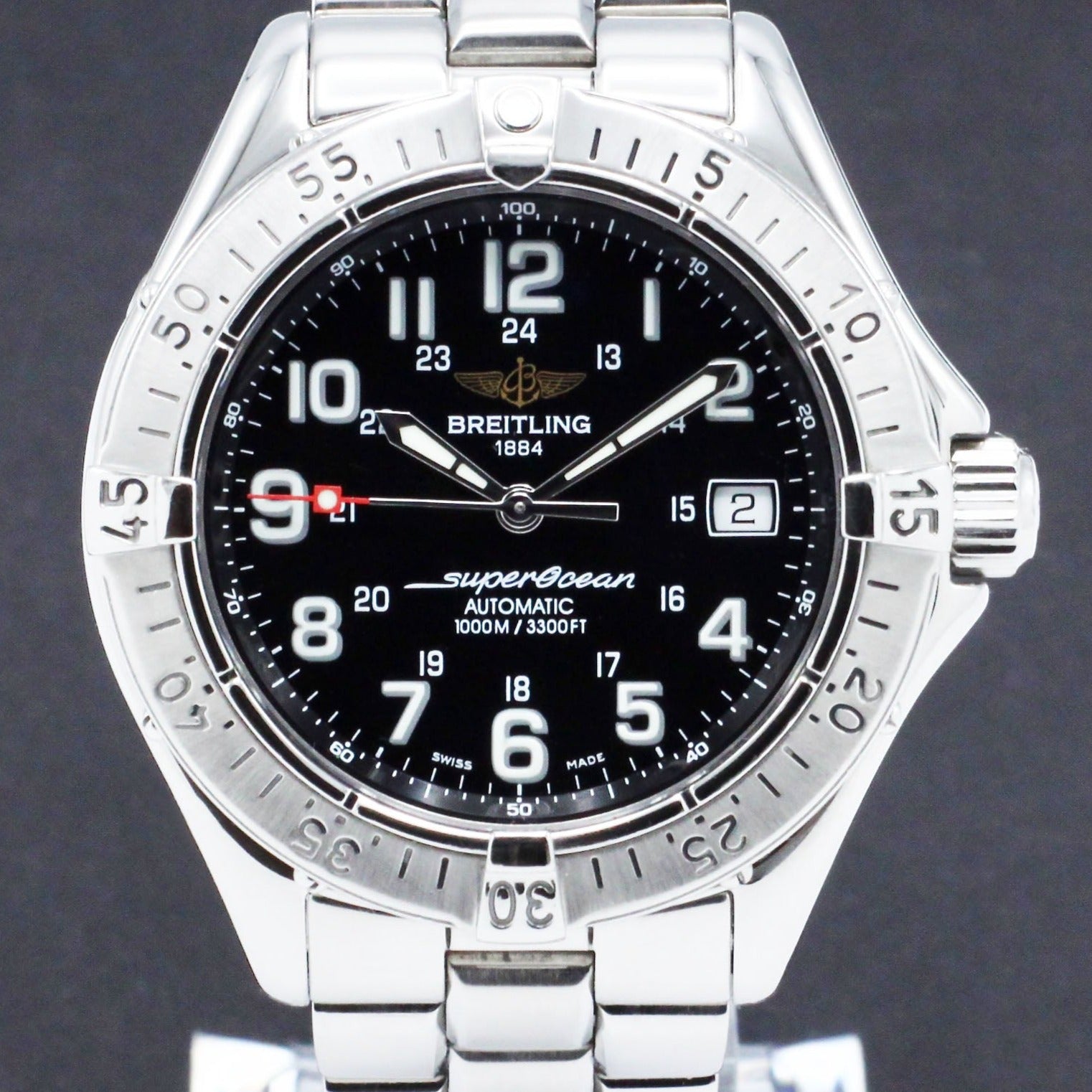 Breitling Superocean A17340 - 2001 - Breitling horloge - Breitling kopen - Breitling heren horloge - Trophies Watches