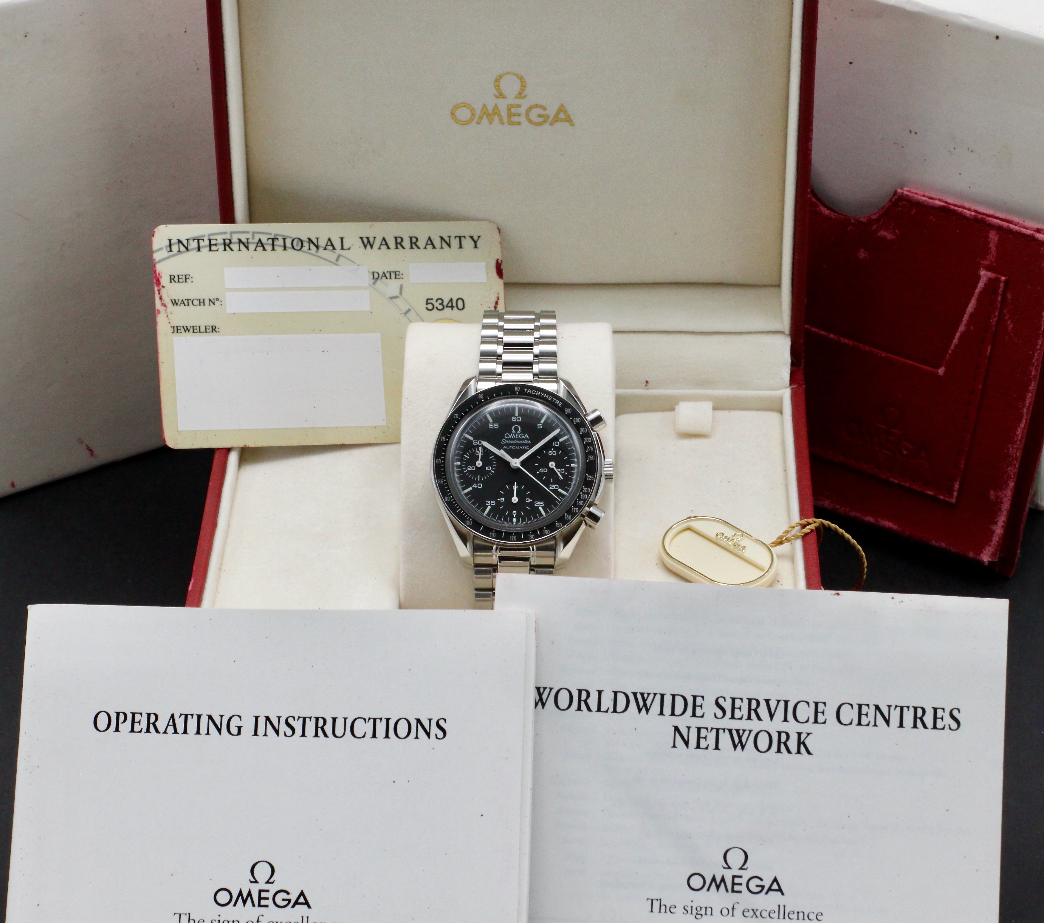 Omega Speedmaster Reduced 3510.50.00 - 1998 - Omega horloge - Omega kopen - Omega heren horloge - Trophies Watches
