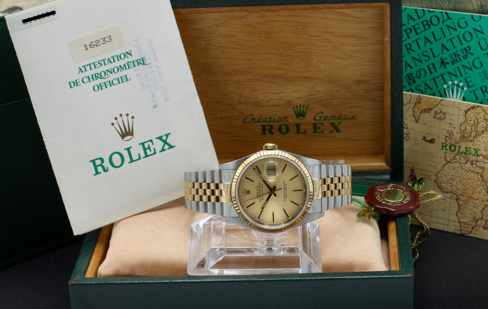 Rolex Datejust 16233, Box & Papers, 1990 | Rolex watch