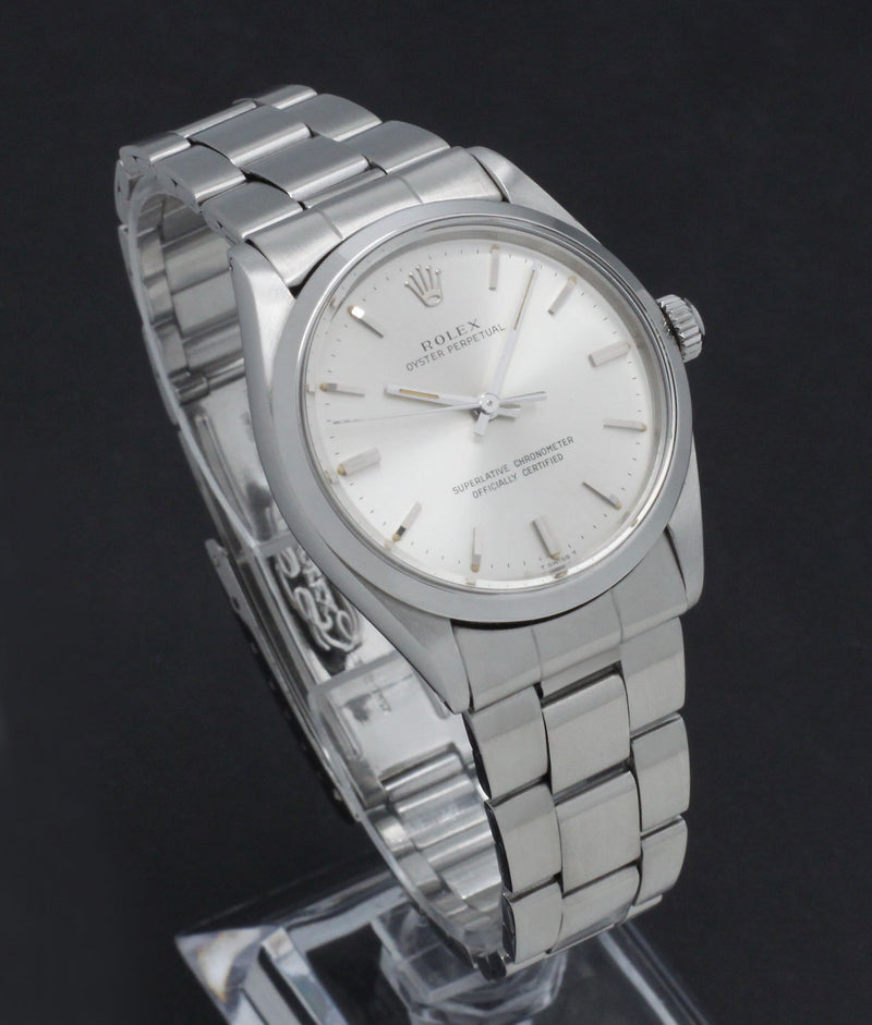 Rolex Oyster Perpetual 34 1002 - 1967 - Rolex horloge - Rolex kopen - Rolex heren horloge - Trophies Watches