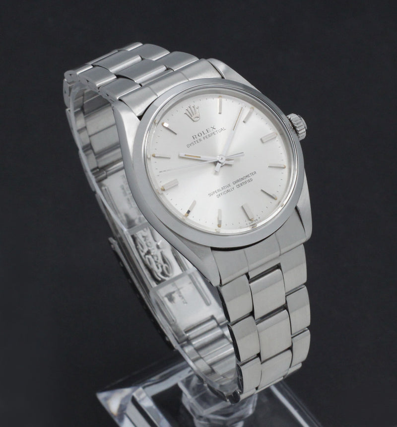 Rolex Oyster Perpetual 34 1002 - 1967 - Rolex horloge - Rolex kopen - Rolex heren horloge - Trophies Watches