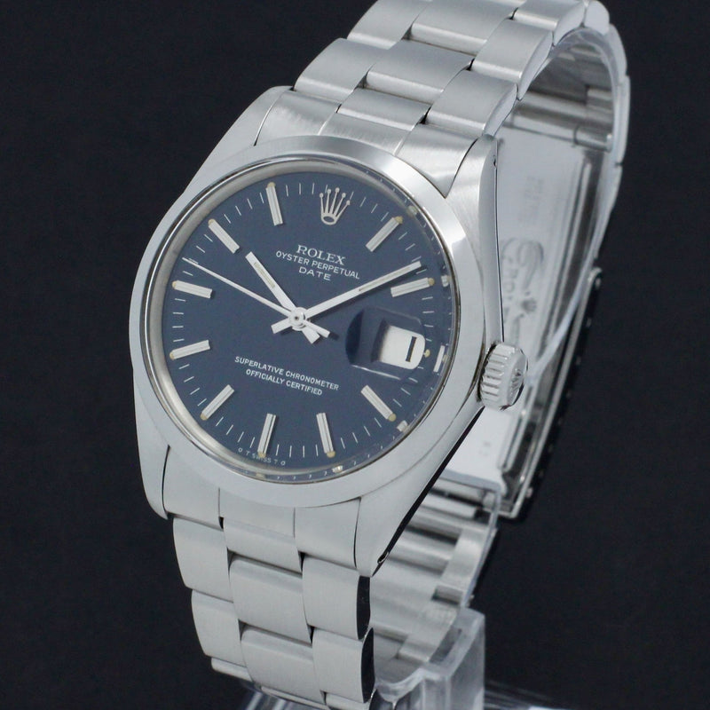 Rolex Oyster Perpetual Date 1500 - 1971 - Sigma Dial - Rolex horloge - Rolex kopen - Rolex heren horloge - Trophies Watches