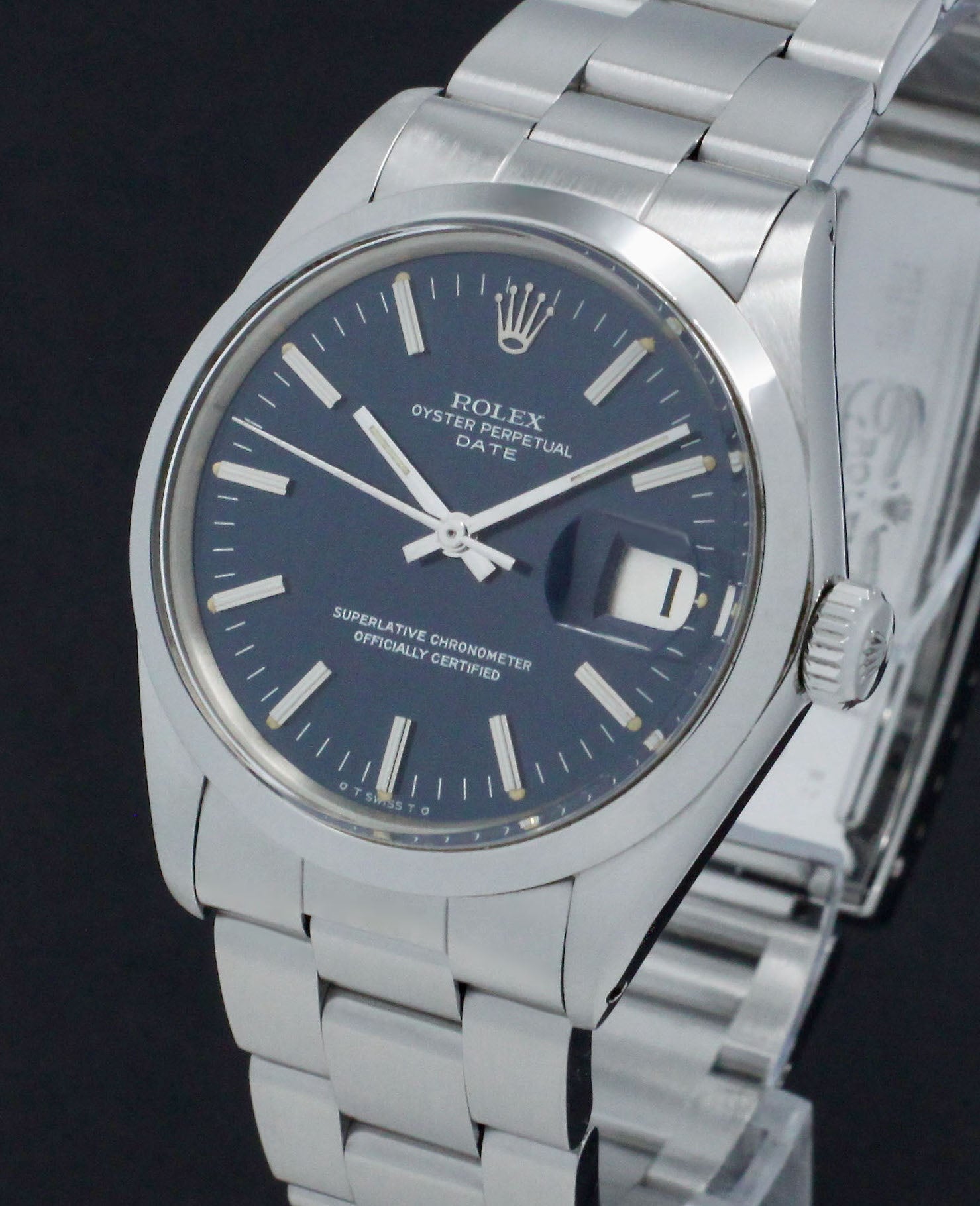 Rolex Oyster Perpetual Date 1500 - 1971 - Sigma Dial - Rolex horloge - Rolex kopen - Rolex heren horloge - Trophies Watches