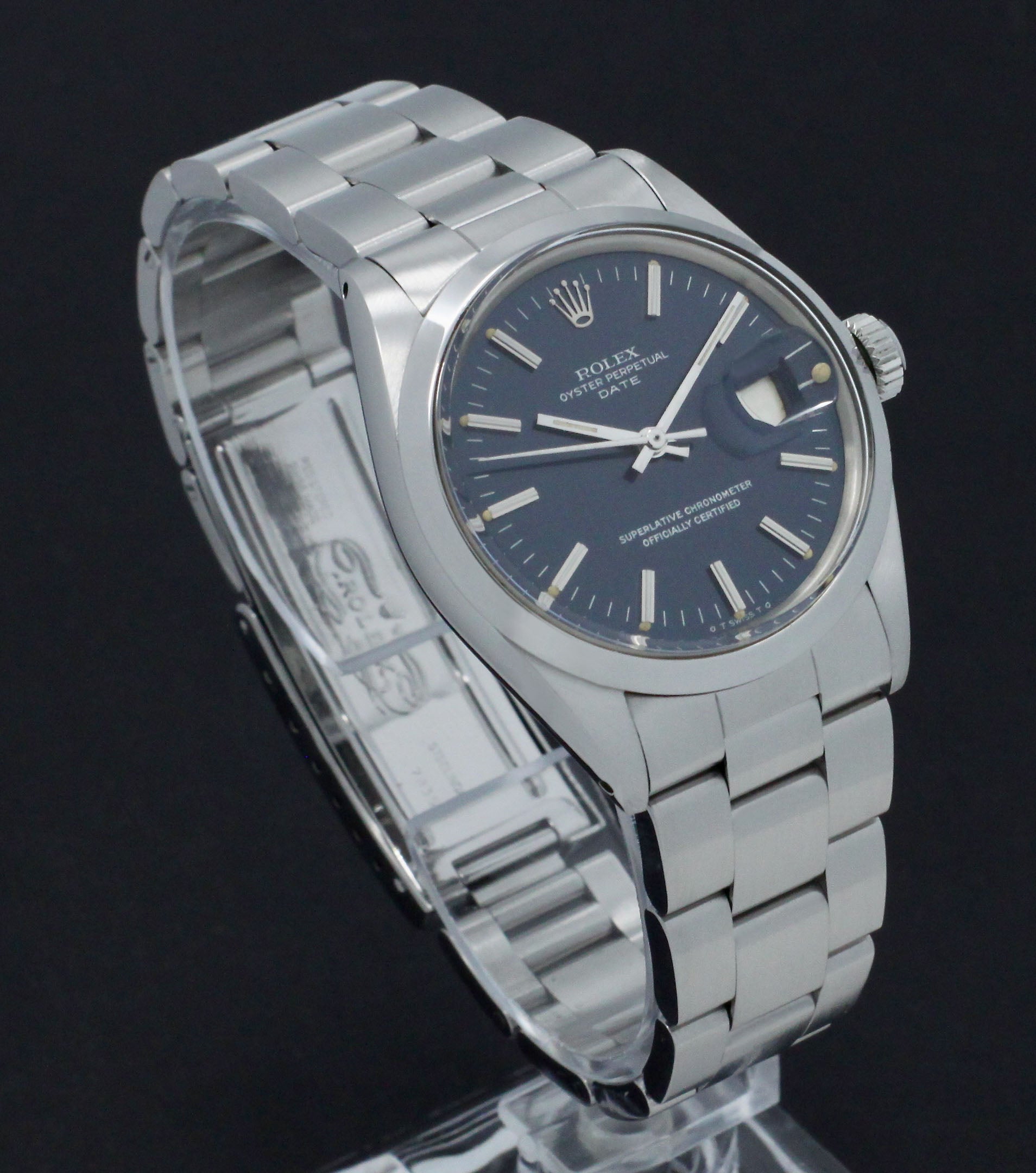 Rolex Oyster Perpetual Date 1500 - 1971 - Sigma Dial - Rolex horloge - Rolex kopen - Rolex heren horloge - Trophies Watches