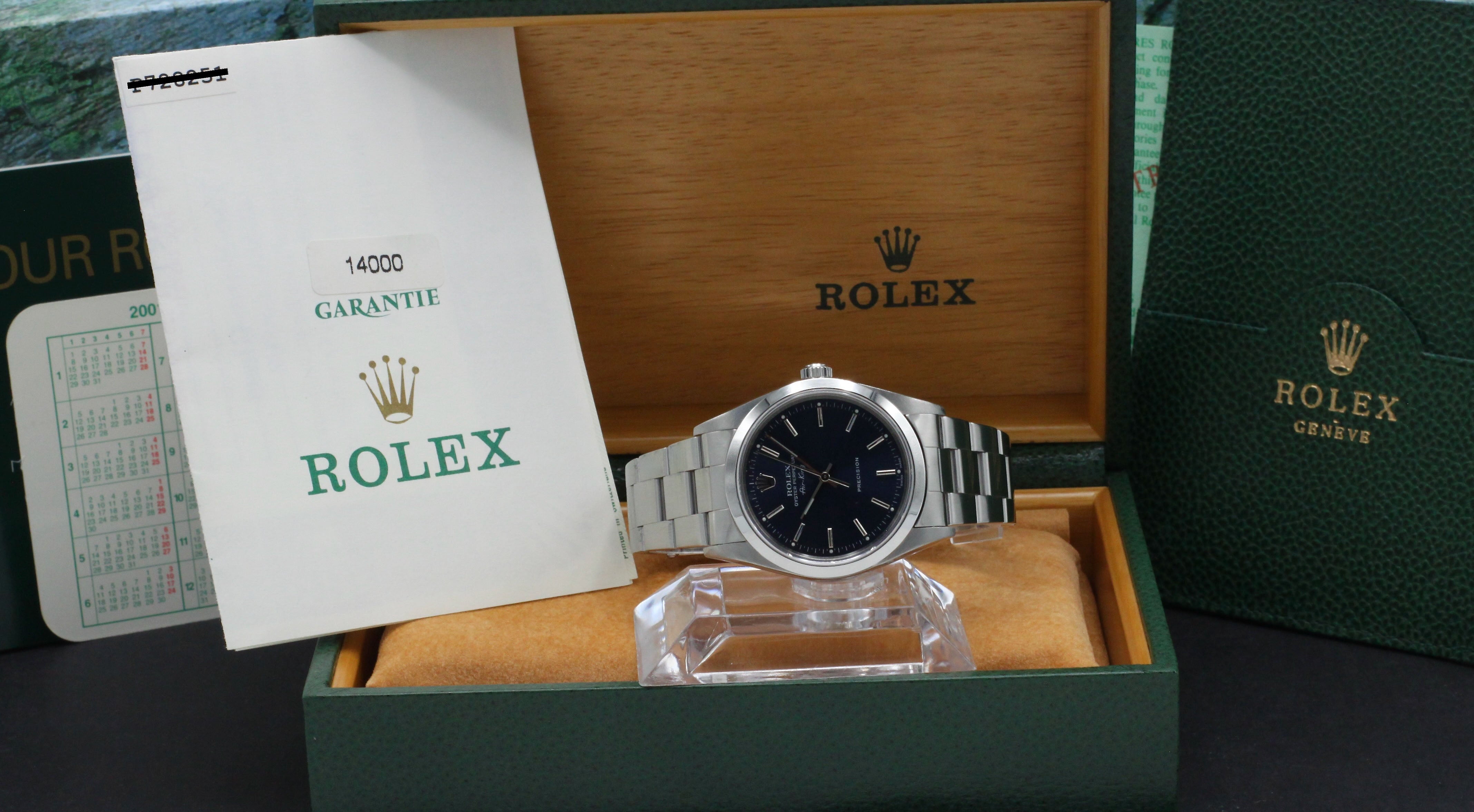 Rolex Air King Precision 14000 - 2001 - Rolex horloge - Rolex kopen - Rolex heren horloge - Trophies Watches