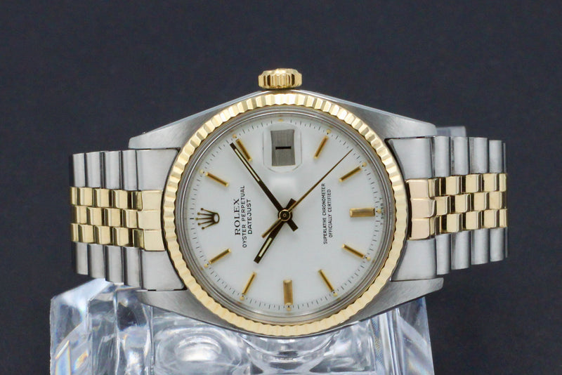Rolex Datejust 1601 - 1978 - goud/staal - two/tone - Rolex horloge - Rolex kopen - Rolex heren horloge - Trophies Watches