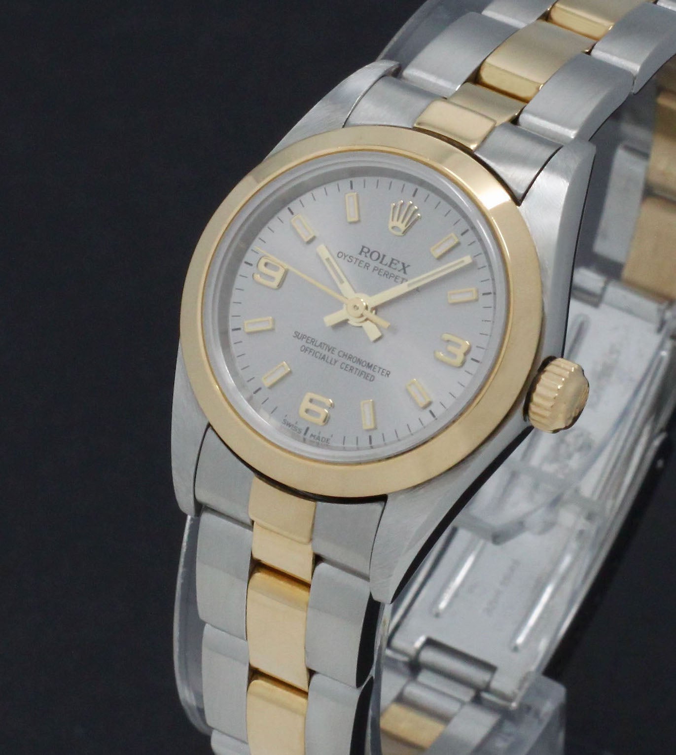 Rolex Oyster Perpetual 76183 - 2001 - Rolex horloge - Rolex kopen - Rolex dames horloge - Trophies Watches