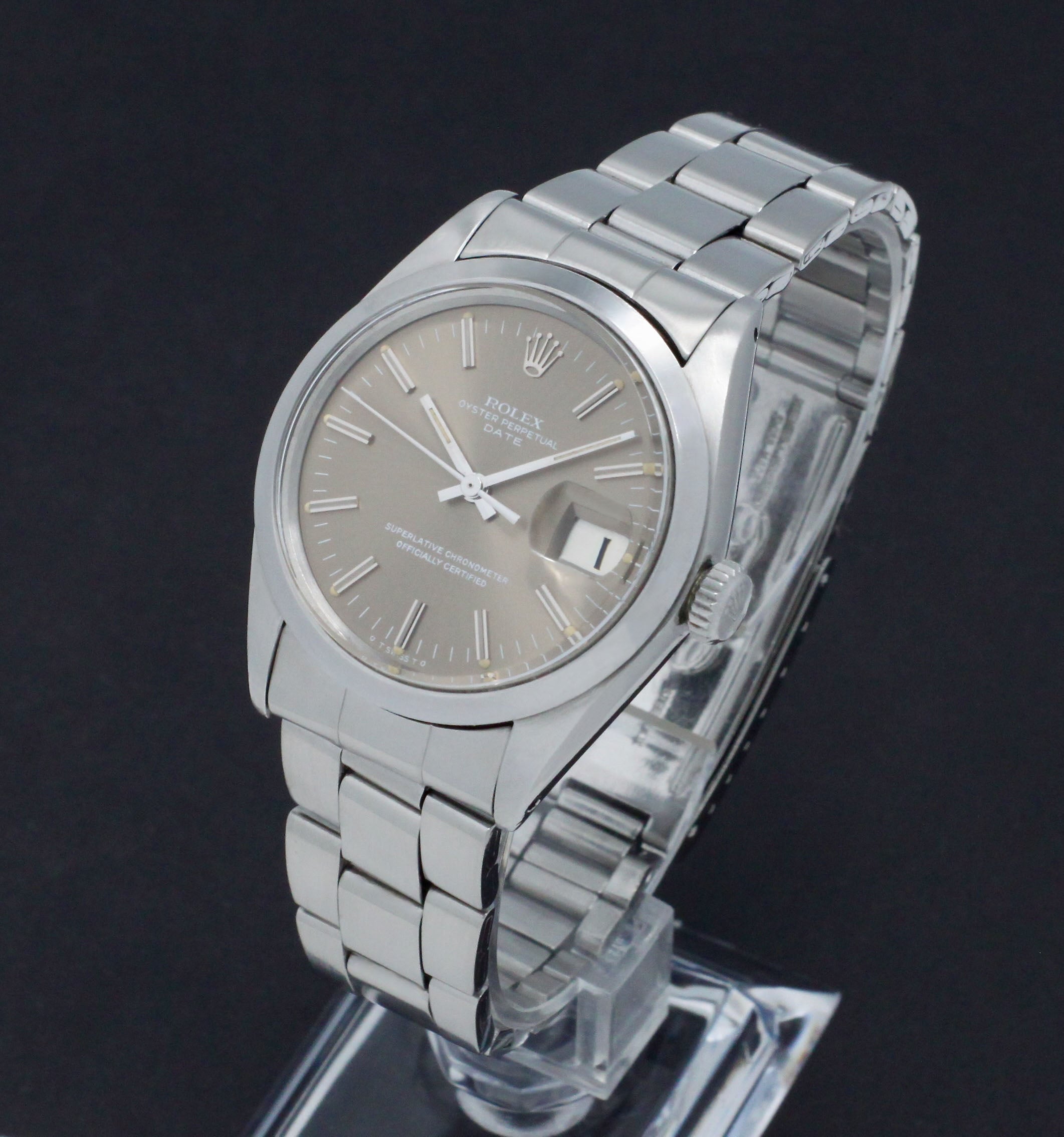 Rolex Oyster Perpetual Date 1500 - 1972 - Sigma Dial - Rolex horloge - Rolex kopen - Rolex heren horloge - Trophies Watches