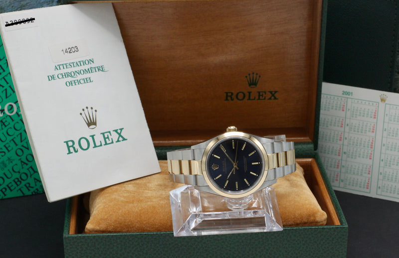 Rolex Oyster Perpetual 14203 - 2001 - Rolex horloge - Rolex kopen - Rolex dames horloge - Trophies Watches