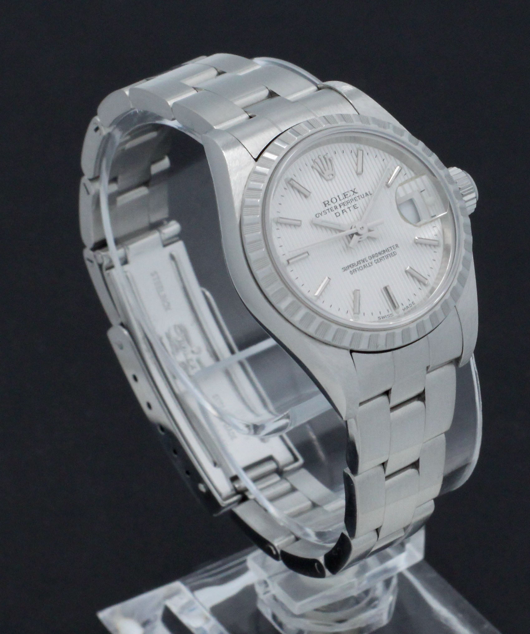 Rolex Oyster Perpetual Lady Date 69190 - 2003 - Rolex horloge - Rolex kopen - Rolex dames horloge - Trophies Watches