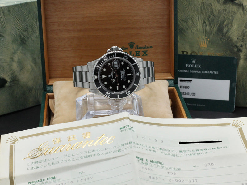 Rolex Submariner 16800 - 1988 - Rolex horloge - Rolex kopen - Rolex heren horloge - Trophies Watches