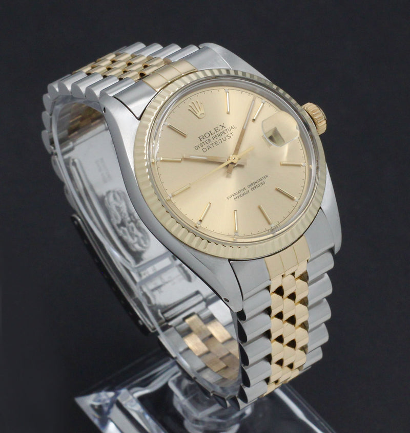 Rolex Datejust 16013 - 1987 - Rolex horloge - Rolex kopen - Rolex heren horloge - Trophies Watches